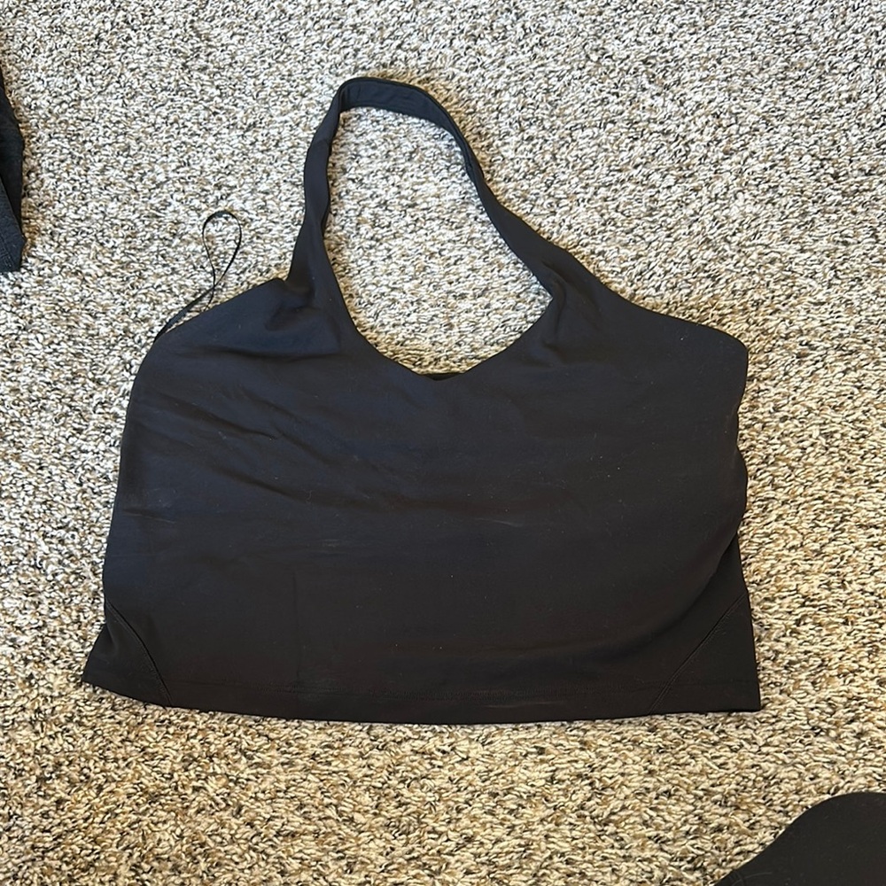 lululemon athletica Black Halter Top